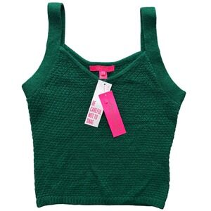 Lilly Pulitzer XS‎ Sweater Tank Top Evergreen Knit Brand New Kildaire